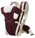 Nagar International Wine Red Carrier 4 in 1 Position with Comfortable Head Support & Buckle Straps