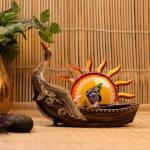 Opperste Industries | Iron Painted Krishna Boat, Eye-Catching Showcase Designs, Enhanced Showcase Ideas, Stunning Showcase, The Art of Showcasing,