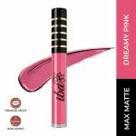 Iba Maxx Matte Liquid Lipstick (Dreamy Pink, 2.6 ml) Transfer Proof | Highly Pigmented | Non Drying | Vegan & Cruelty Free