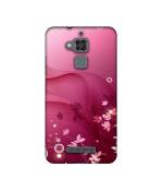 Casotec Pink Abstract Design Printed Silicon Soft TPU Back Case Cover for Asus Zenfone 3 Max ZC520TL