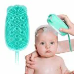 GRIDLAB Quick Foaming Bath Brush Scrubbing Brushes Soft Rubbing Massage Bubble Body Cleaner