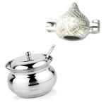 Urban buy Aluminium Gujiya Mould With Stainless Steel Ghee Pot |Jar With Spoon and Multicolour, Pack of 2
