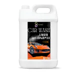FLISKO Car wash shampoo Liquid orange 5Liter pH Neutral | Also works as Foam Wash Shampoo