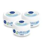 NIVEA Soft, Light Moisturizing Cream 100ml Pack of-3
