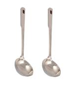 URBAN BUY Stainless Steel Kitchen Tools Chamcha With Chamcha (Multicolour, Pack of 2)