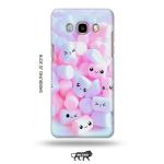 Tweakymod Printed Cute FAces Back Cover For Samsung J5 2016