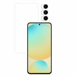 ISAAK Unbreakable Front Screen Guard and Camera Lens Protector compatible with Samsung Galaxy S24 FE (COMBO PACK)