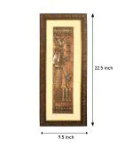 Shree Kala Egyptian Goddess Seshat And Hathor Embossed Aluminum Foil Wall Painting
