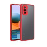 Fastship REDMI Note 10 Pro Max Back Cover Smoke Case | Camera Bump Protection Frosted Matte | 360 Degree Anti-Drop for MI REDMI Note 10Pro Max - Red