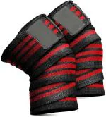 LEOSPORTZ Knee Wraps for Squats - (1 Pair) Knee Support for Men Gym Squats | 3
