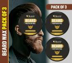KURAIY Natural BEARD & MOUSTACHE WAX - MAXIMUM HOLD Hair Wax (100 g)