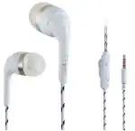 Tiger ST-126 Sterio Earphone wired 3.5mm jack with Mic Wired Headset (White, In the Ear)