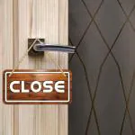 CVANU Double Sided Wooden Open Close Sign Board for Business Purpose