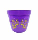 Harsh Pet Purple Lightweight Round Flower Pot for Plant