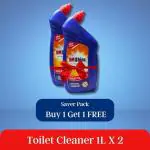 BMShine | Toilet Cleaner The Ultimate Solution for a Sparkling Clean Bathroom | Thick stainfree Liquid - 1 Litre (Pack of 2)