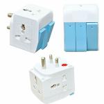 Akshita Trading 3 PIN 3 Way Plug Socket With Individual Switch,led Indicator Conversion Plug Multi Socket Travel Adapter