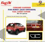 FALCON CAR TAIL LIGHT COVER CHROME FOR SONET 2020 ONWARDS
