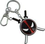 Blue Aura Gestione Multicolor Deadpool With Sword Locking Key Chain
