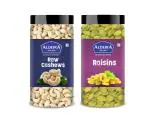 Aldeira Dry Fruits Combo Pack: Cashews & Raisins Mix, (500g x 2) Combo Pack of 2 | Fresh & Healthy
