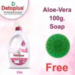 DETOPLUS Premium Power Plus Liquid Detergent (1L) And Aloevera Soap Free