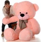 OSJS SOFT TOYS LOVER .NEW,STYLE teddy bear pink colors size 3 feet very soft t