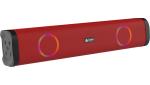 Aroma Stereo Channel Portable Speaker Bluetooth Soundbar, Red