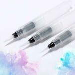 Qatalitic Water Brush Pens Set Of 3 Different Sizes Fine, Medium &Amp; Large - Great For Watercolor Paints, Illustrations, Calligraphy, Brush Pen, Mar