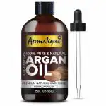 Aromatique Moroccan Argan Oil For Hair Growth 15ml, Non Sticky Hair Oil | Frizz - Free & Stonger Hair, Daily Nourishment | SLS & Paraben Free.