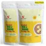 Nutribud Foods Sprouted Ragi and Banana Porridge Mix, 200 Gm (Pack of 2)