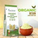 VIVEK & PURE AN ORGANIC RANGE OF PRODUCTS Organic 1Kg Besan | Bengal Gram Flour