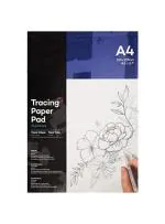 GOLDLEAF-Tracing Paper Pad - 60 GSM, 40 Sheets, A4 (White)
