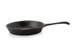 Petals Black Cast Iron Non-Stick Induction Pre Seasoned Skillet 20 cm