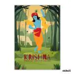 Ekdali Multicolor Paper Mahabharat for Kids Poster Set Based On Characters and Stories 12 x 19 Inch