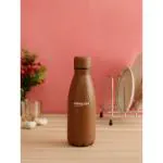 Pinnacle Thermo by Pinnacle Pelican Vacushield Stainless Steel Hot & Cold Bottle, 500ML, Brown 500 ml Bottle (Pack of 1, Brown, Steel)