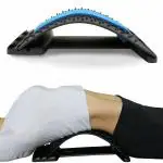 Shopeleven Lumbar Back Pain Relief Device, Lumbar Back Stretcher, for Lower and Upper Back Massager and Support,Lumbar Support for Office Chair