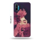 Tweakymod Printed Shy Girl Back Cover For Realme C3