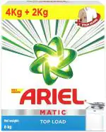 Ariel Top Load Matic Detergent Powder, 6 Kg