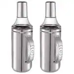 Sepla Round Stainless Steel Oil Pourer 800 ml with Handle (Set of 2)