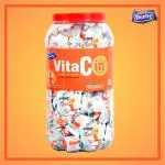 Derby VitaCin Jar| Jar Of 300 Pieces| Pack Of 2| Vitamin C Powder | Orange Flavored Candies