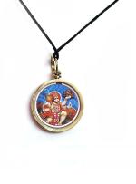 Astroghar Shree God Hanuman Ji Mantra Brass Metal Yantra Pendant For Men And Women