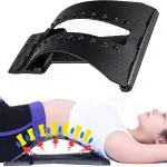 Shopeleven Back Stretch Support, Spine Deck with 3 Adjustable Settings,Lower Back Pain Relief Device, Multi Level Lumbar Support Stretcher For Herniated Disc, Sciatica, Scoliosis, Lower And Upper Back Muscle Pain Relief