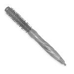 Scarlet Line Professional Extra Small Hot Curling Tool Round Hair Brush For Men And Women, Grey Color, 19 mm