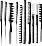 D-Top Parlour & Salon Accessories Hair Comb Set For Men And Women Use, Black W5 ()