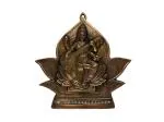 Jag Mohan Yogesh Wall Hanging Goddess Saraswati Gun Metal Copper Color God Idol