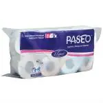 Paseo Elegant International Quality 3 ply Toilet Paper 300 Toilet Tissue Sheets In Per Roll Sheet Size 9.9 cm x 10.5 cm Pack of 8 Rolls