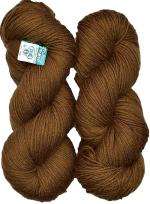 Simi Enterprise Brown Wool Brilon Wool, Hank Hand Knitting Wool, Art Craft Soft Fingering Crochet Hook Yarn, Needle Knitting Yarn Thread Dye Sm-Hic, 200 G