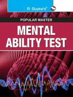 R. Gupta's Popular Master Guide - Mental Ability Test