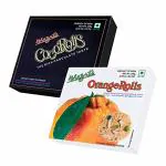 Bhagats Heera Sweets Delicious Son Roll with Almonds and Pistachio Garnished Chocolate and Orange Flavour Preservative Free 500 g