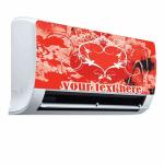 Qth HEART DESIGN AC STICKER SUITABLE FOR ALL TYPE OF AC QTH-AC-5521