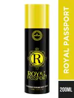 Arras Royal Passport Deodorant Body Spray for Men, 200ml